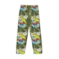 thumbnail image 5 of Goofa Surfing Dinosaur Printed Soft Pajama Pants for Men, Wide Leg Comfy Casual Lounge Yoga Pants-Medium, 5 of 9