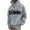 Light Gray, variant on LUOGENLI Hoodies for Men Graphic Design Men's Halloween Graphic Hoodie Pullover Sweatshirt Casual Warm Lined Hooded Jacket for Fall Winter Comfort Hoodies for Men Zip up Navy Blue Blue Size XXL