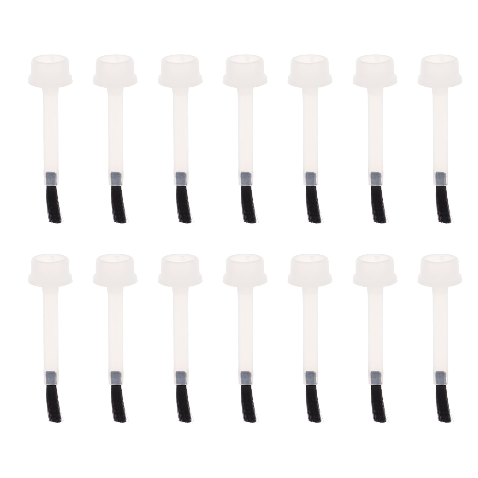 NUOLUX 20pcs Mini Nylon Nail Polish Bottle Replacement Brush Nail Art