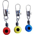 thumbnail image 2 of 100pcs 3 Color Fishing Line Slides Hook Shank Clip Connector Swivels Fishing Beads Small Fishing Accessories Kit (Mix), 2 of 7