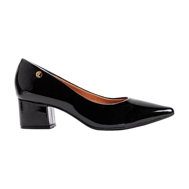 Zapatilla cerrada Vizzano 1220315 tacón bajo Charol negro 22.5