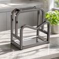 thumbnail image 4 of Multi-function Kitchen Utensil Board Holder,Easy Clean Countertop Kitchen Organizer Knives Chopping Board Lid Combined Storage Stand, 4 of 7