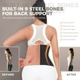 thumbnail image 5 of Waist Trainer for Women Latex,Fajas Colombianas Breathable Workout Waist Cincher Corset, 5 of 7