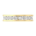 thumbnail image 2 of Araiya Fine Jewelry 14K Yellow Gold Round-shape Lab Grown Diamond Fashion Promise Anniversary Ring (1 Cttw, D-F Color, VS1 Clarity) Size 6, 2 of 6