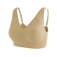 thumbnail image 6 of Seamless V-Neck Bra with Back Closure 9178,Sand,One Size, 6 of 8