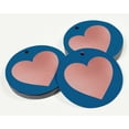thumbnail image 3 of Inkdotpot Pack Of 100 Made With Love Wedding Favor Paper Tags Craft Real Rose Gold Foil Hang Tags, 3 of 6