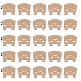 thumbnail image 1 of 25 Pieces Maple 4/4 Full Size Violin Bridge Qin Code Violin Accessories, 1 of 7