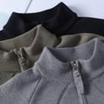thumbnail image 4 of Gyujnb Jackets for Men,Knitted Sweater Coat Autumn Winter Casual Open Front Cardigan Outerwear Comfortable Soft Yarn Long Sleeve Jacket,Winter Coats for Men,Size:L, 4 of 8