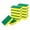 Green, variant on 12-Pack Heavy Duty Cellulose Scrubbing Sponges - Dual-Layer Non-Scratch Rectangle Pads for Kitchen/Bathroom/Car, 11x7cm Thick & Durable