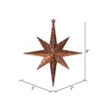 thumbnail image 3 of Vickerman M167288 8 in. Copper Glitter Bethlehem Star Ornament - 4 per Box, 3 of 3