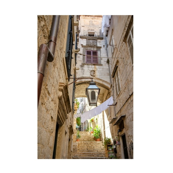 Laura DeNardo 'Laundry Day Dubrovnik Croatia' Canvas Art