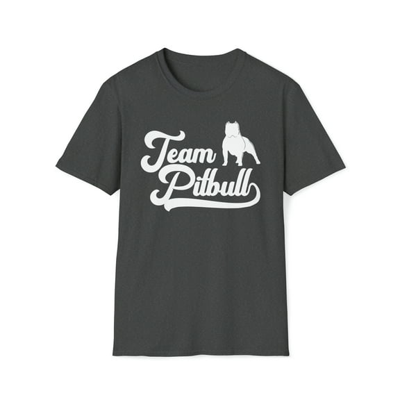 Team Pitbull, Gildan Unisex Softstyle T-Shirt, Dog Breed Graphic Tee, S-3XL