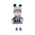 thumbnail image 4 of Muñeco de nieve navideño con sombrero, decoración para fiesta, juguete de escritorio coleccionable, novedad, Festival, adorno de Navidad suave, figura Estilo F, 4 of 8