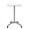 thumbnail image 5 of Seville Classics airLIFT® Sit-Stand Rolling Height Adjustable Pneumatic Mobile Desk Cart with Wheels, White, 5 of 14