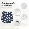 thumbnail image 6 of Lsque Cute Sheep 1 Printed Women's Running Shorts with Liner Pockets,Elastic Quick Dry Workout Athletic Gym Yoga Shorts,Womens High Waist Shorts-Small, 6 of 9