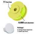 thumbnail image 6 of Eyoloty 0.080" 11ft Replacement Trimmer Spool Compatible Ryobi One Plus AC80RL3 for Ryobi 18v, 24v, and 40v Cordless Trimmers (6 Pack), 6 of 7