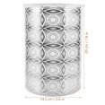 thumbnail image 2 of IDEANATEGRATE Elegant Silver Drum Lamp Shade for Floor Lamps with Sturdy Iron and Cloth Material, 2 of 6