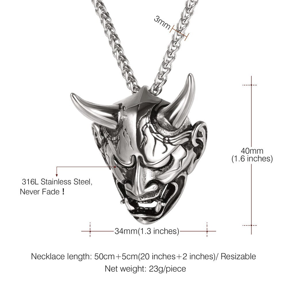 Gothic Heart Wing Necklace Demon Horn Black Kpop Qatar | Ubuy