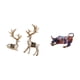 thumbnail image 5 of Colección de elegantes figuras de reno y toro, modernas estatuas de resina de ciervos y animales para sala de estar, oficina, escritorio, decoración d, 5 of 8