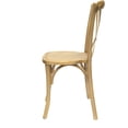 thumbnail image 2 of CSP Commerical Seating Products Rustic Tinted Raw Crossback Dining Chairs, 2 of 4
