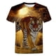 thumbnail image 2 of Verano moda 3D nueva camiseta de tigre niños divertido juego Casual camiseta niños niño niña ropa Cool dibujos animados camiseta Tops Tees Cute9T Gao Jinjia LED, 2 of 2