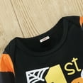 thumbnail image 5 of JLMSPLWG Orange Onesie Baby Girl Newborn Halloween Onesie Mommy and Me Fall Outfits White Bodysuit Christmas Outfits Toddler Girls Christmas Outfit, Black 6-12 Months, 5 of 9