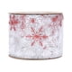 thumbnail image 1 of Cinta navideña Cinta navideña con borde de alambre Cintas navideñas duraderas Regalo Rojo, 1 of 9