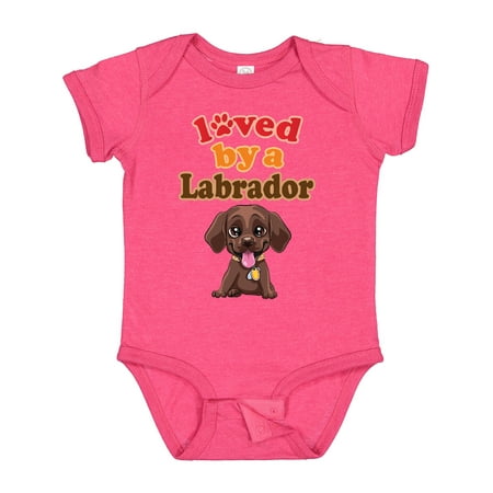 

Inktastic Labrador Chocolate Lab Boys or Girls Baby Bodysuit
