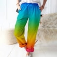 thumbnail image 2 of Ierhent Women's Plus Size Pants High Waist Sporty Gym Fit Jogger Pants Lounge Trousers(Hot Pink,S), 2 of 4