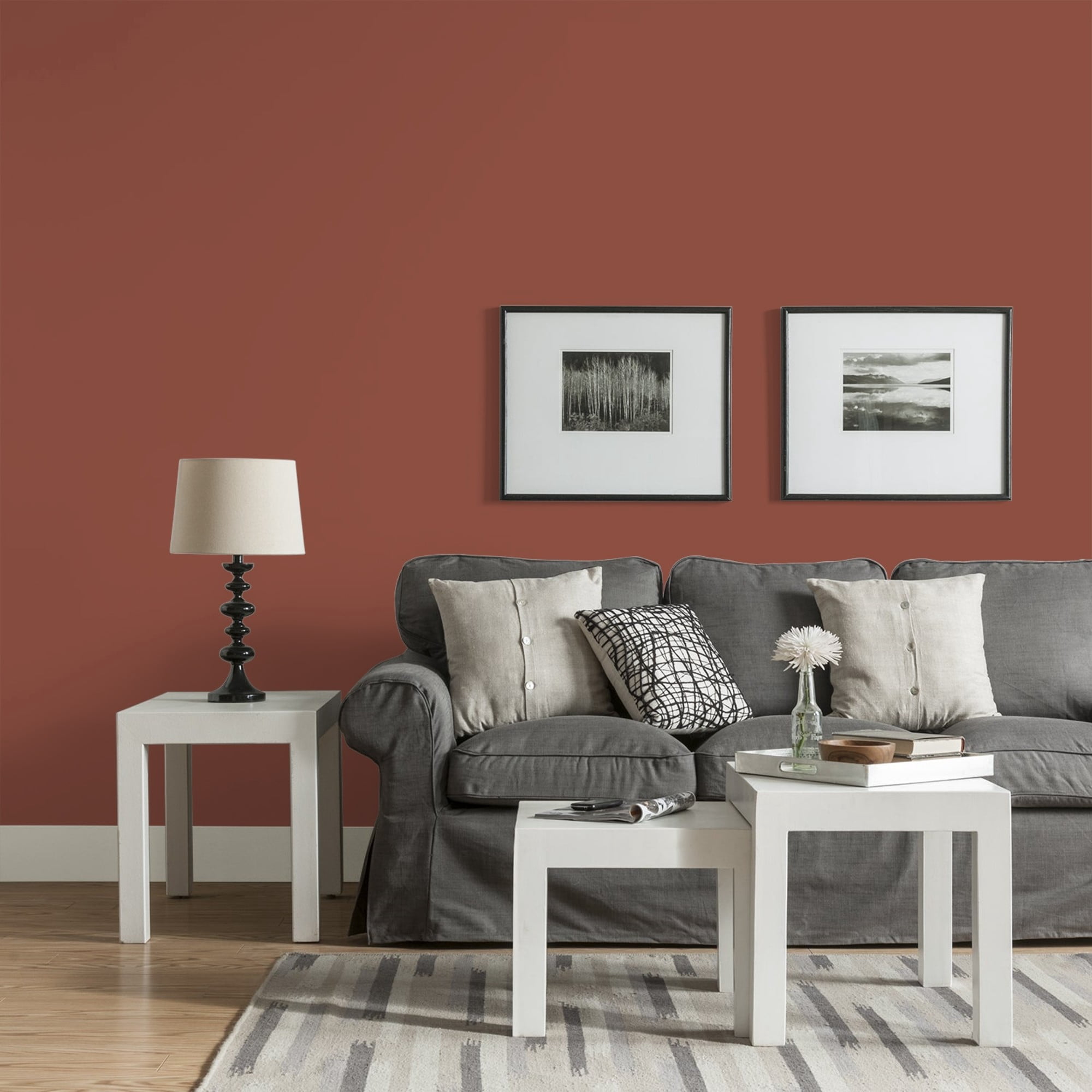 Glidden Spred Baked Bean / Red, Eggshell Interior Paint with Primer, 1 Gallon
