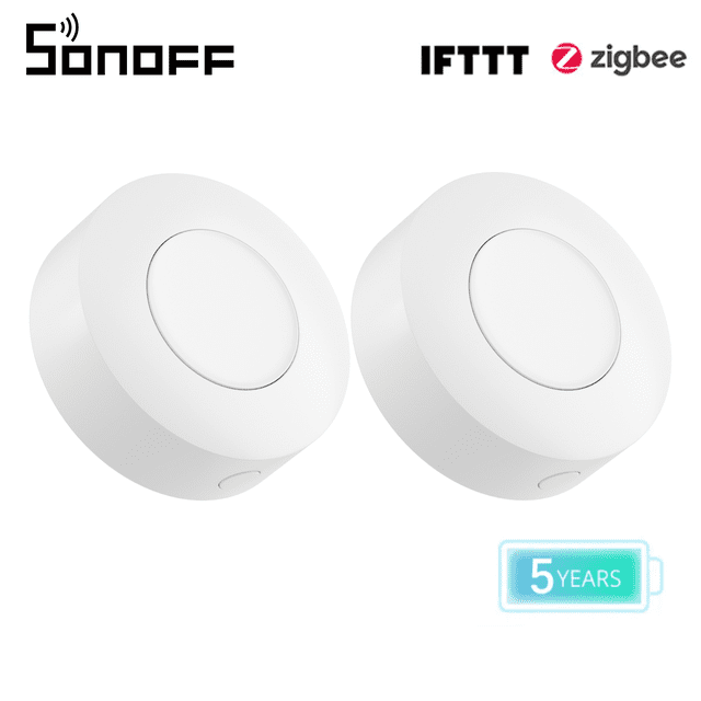 SONOFF Zigbee Smart Wireless Mini Switch, Requires Zigbee Hub, Zigbee Connection, Versatile Control Button for Smart Home Devices, Compatible with Alexa Google home, Works with IFTTT