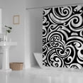 thumbnail image 3 of FREEAMG Bath Curtains Shower Curtain Ethnic Style Bathroom Waterproof Machine Washable Fabric Decor Shower Curtains for Bathroom, 60x72in, 3 of 6