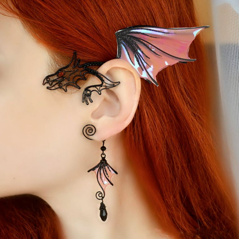 SUNRI Ear Bone Clip Dark Elf Fairy Ear Cuff No Piercing Earrings Women  Wedding Jewelry 