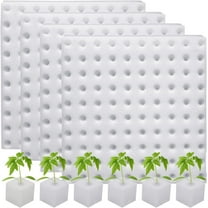 Hydroponic Sponges for Soilless Gardening 400-Pack Small Blocks 1-Inch Cubes for Starting & Greenhouse Cultivation Fits 1.8-Inch Mesh Pots