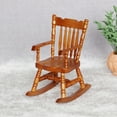 thumbnail image 4 of Home Decoration Sunjoy Tech Miniature Rocking Chair 1:12 Scale Dollhouse Accessories Tiny Furniture Model For Doll House Toy Home Decoration Scene Shooting, 4 of 8