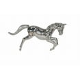 thumbnail image 2 of Large Silver Horse Statue, 2 of 5