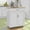 White 86, variant on White Kitchen Island Rolling Trolley Cart with Adjustable Shelves and Towel Rack, Rubber Wood Table Top, 32.68L x 17.72W x 36.02H Inches