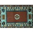 thumbnail image 1 of Ahgly Company Indoor Rectangle Persian Light Blue Traditional Area Rugs, 3' x 5', 1 of 4