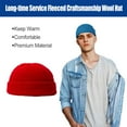 thumbnail image 2 of Beanie Wool Fashion Keep Warm Fleeced Hat Multipurpose Winter Breathable Sports Caps, 2 of 6