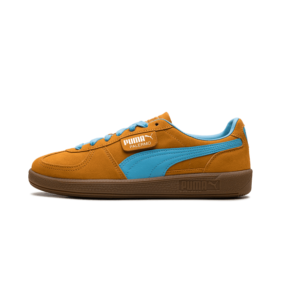 PUMA MENS Palermo "Dark Cheddar Bright Aqua" 396463 13 396463 13 from Stadium Goods