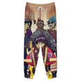 thumbnail image 3 of Gorillaz Men's Sweatpants Printed Long Joggers Athletic Track Pants Soft Lounge Pants for Leisure, Sports & Travel M, 3 of 7