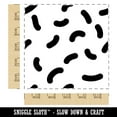 thumbnail image 2 of Abstract Squiggle Jelly Bean Pattern Background Square Rubber Stamp Stamping Scrapbooking Crafting - Large 2.75in, 2 of 7