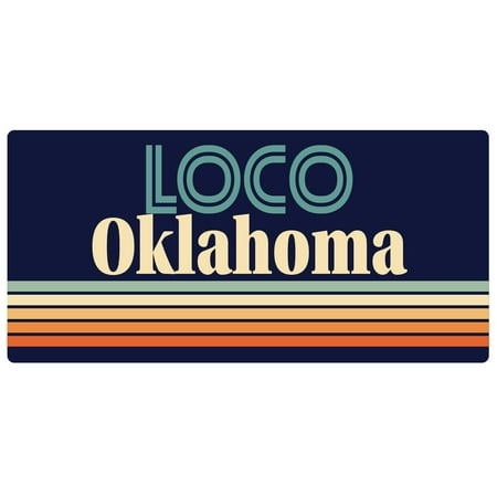 

Loco Oklahoma 5 x 2.5-Inch Fridge Magnet Retro Design