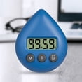 thumbnail image 2 of Digital Bathroom Clock Waterproof Shower Clock Timer Temperature Humidity Visual Countdown Timer Wall Clock White, 2 of 5