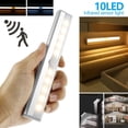 thumbnail image 2 of PENGXIANG Motion Sensor Light Bar  10 LED Motion Sensor Closet Lights Operated Magnetic Under Cabinet Lights Strip Stick Up Night Lights Bar for Closet Kitchen Hallway Stair, 2 of 11