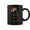 Black, variant on Santa Black Cat Tangled Up In Christmas Tree Lights Holiday Coffee Mugs
