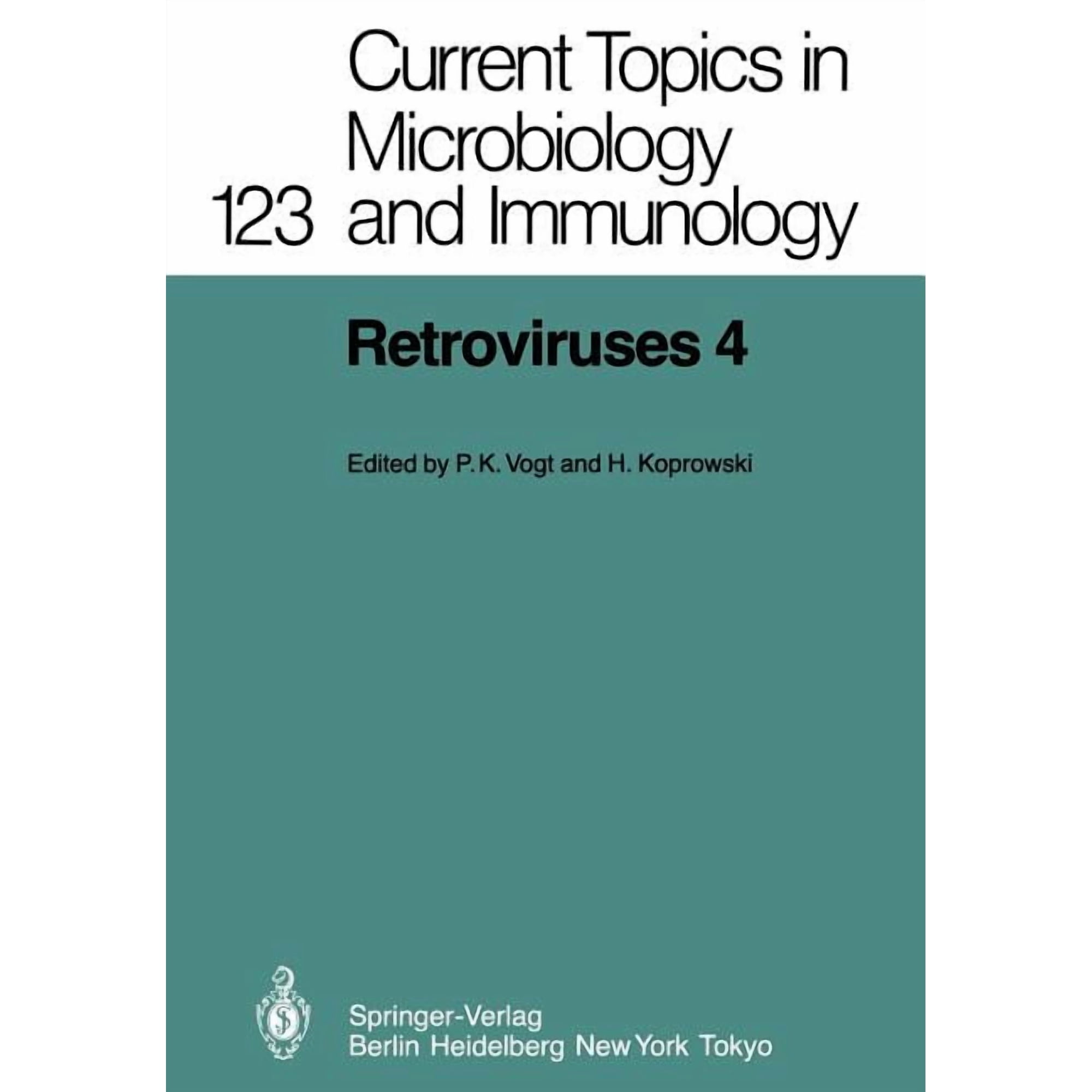 Current Topics in Microbiology and Immmu Retroviruses 4 Book 123 (Paperback)