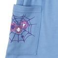 thumbnail image 5 of Marvel Spidey and His Amazing Friends Spider-Man Miles Morales Ghost-Spider T-Shirt and French Terry Shorts Outfit Set Toddler to Little Kid, 5 of 5