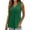 Green, variant on Seductiva Women's Classic-Fit Short Sleeve Tank Top for Women Summer Outfits V Neck T Shirts Trendy Eyelet Sleeveless Basic Beach Vacation Clothes Casual Dressy Fashion Trendy Clothes 2025 Basic Tees