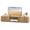 Natural, variant on Modern TV Stand for up to 70" TVs with 2 Doors and Open Shelves, Minimalist Entertainment Center for Living Room, TV Media Console,White